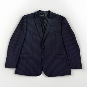 Lauren‎ Ralph Lauren Blazer Jacket Mens 46R Blue Striped Wool Party Wear Formal